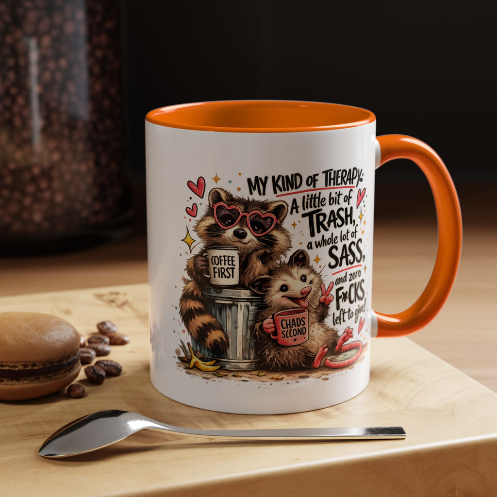 Funny Raccoon Coffee Mug – Cute Sassy Animal Mug, Sarcastic Gift for Raccoon Lovers