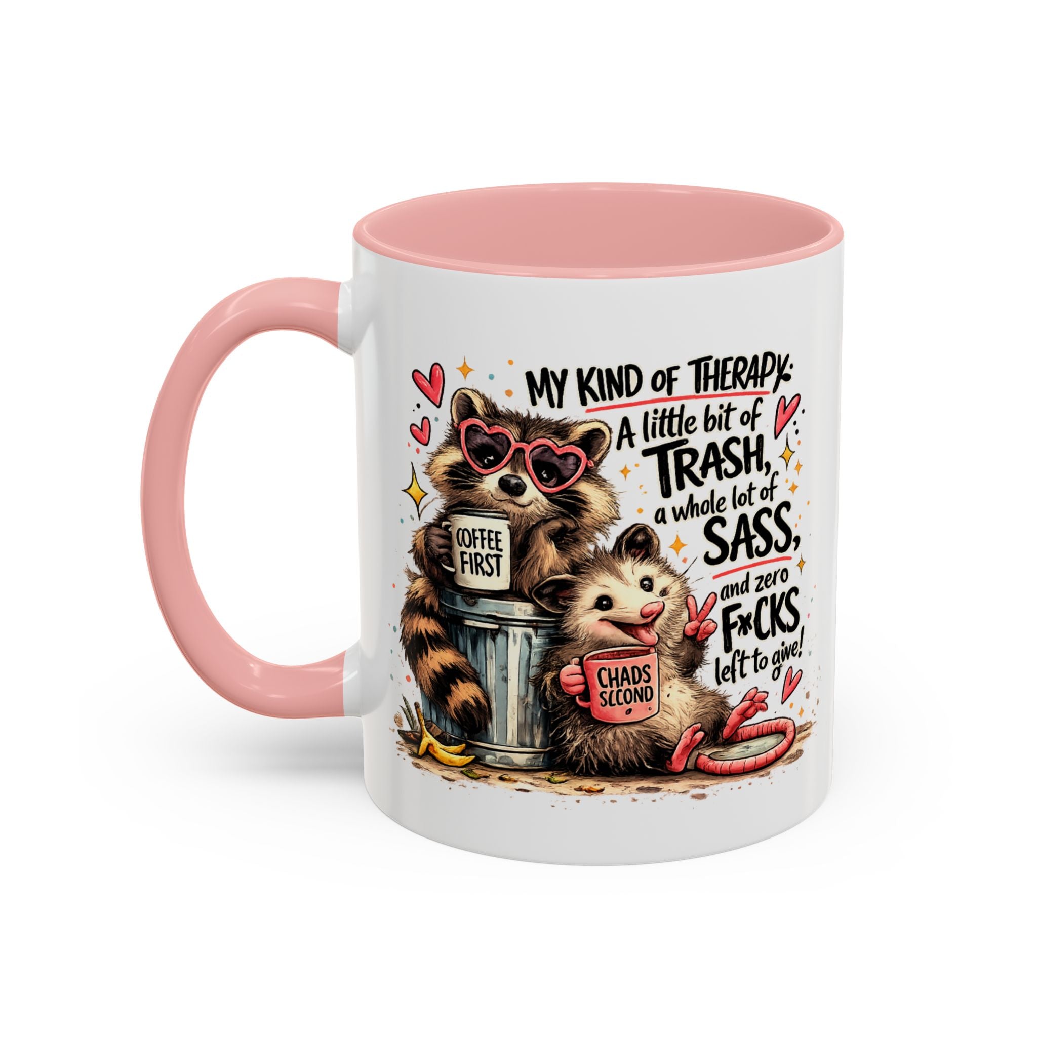 Funny Raccoon Coffee Mug – Cute Sassy Animal Mug, Sarcastic Gift for Raccoon Lovers