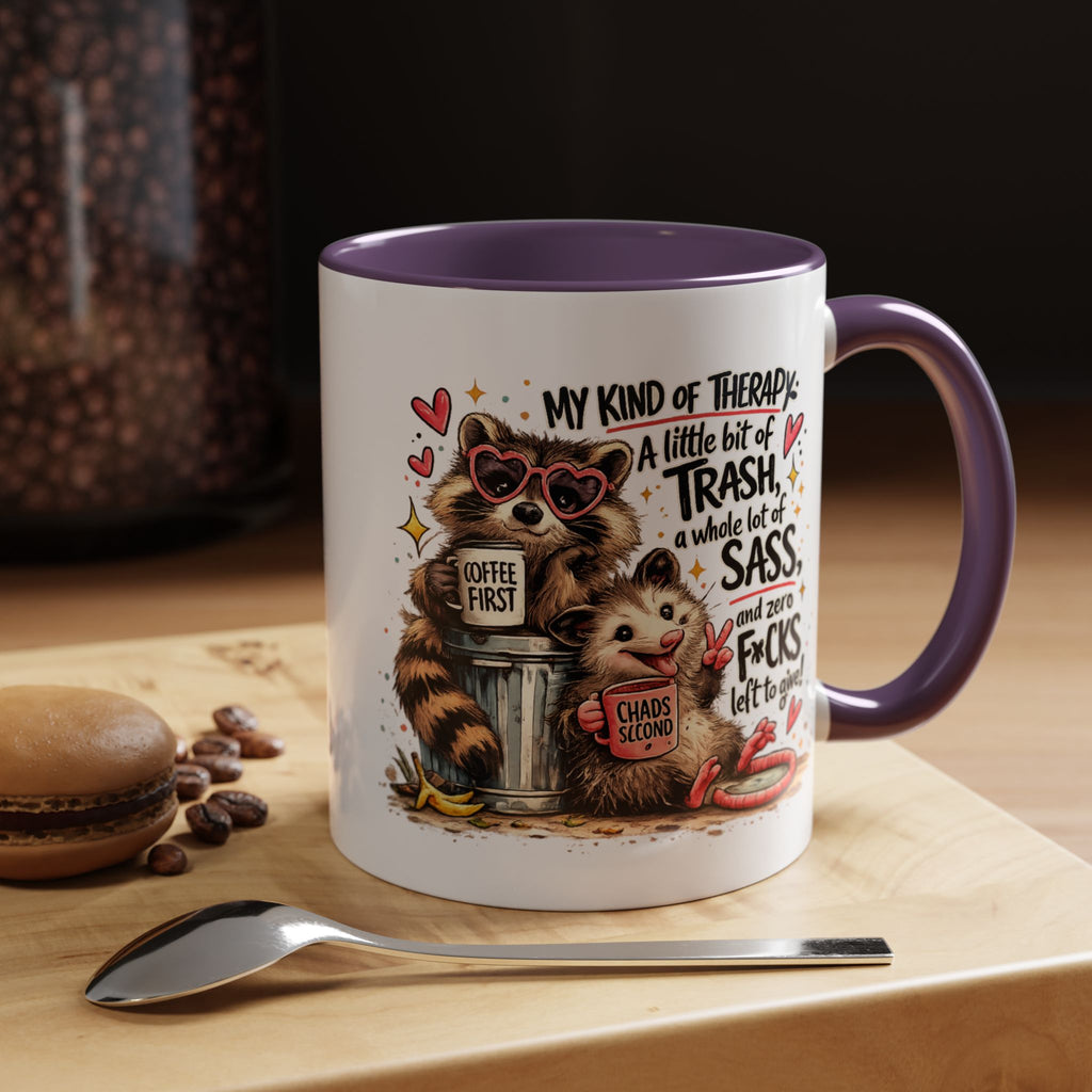 Funny Raccoon Coffee Mug – Cute Sassy Animal Mug, Sarcastic Gift for Raccoon Lovers
