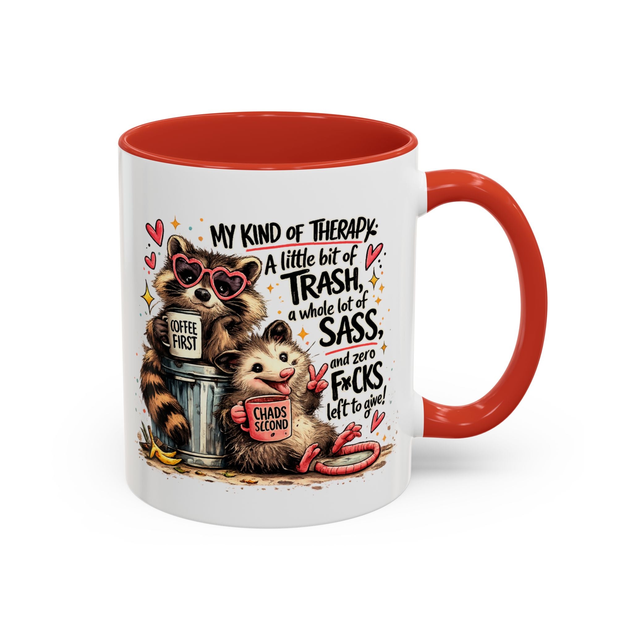 Funny Raccoon Coffee Mug – Cute Sassy Animal Mug, Sarcastic Gift for Raccoon Lovers