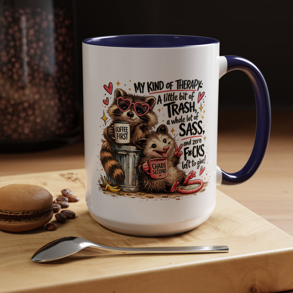 Funny Raccoon Coffee Mug – Cute Sassy Animal Mug, Sarcastic Gift for Raccoon Lovers