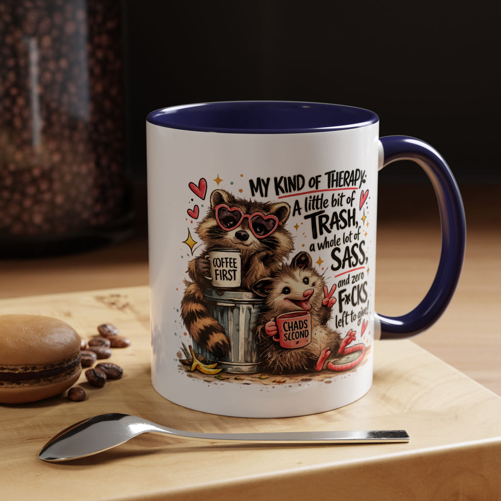 Funny Raccoon Coffee Mug – Cute Sassy Animal Mug, Sarcastic Gift for Raccoon Lovers