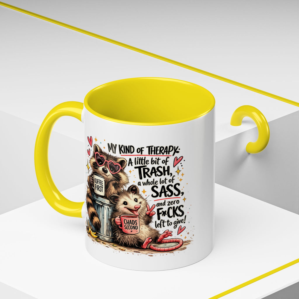 Funny Raccoon Coffee Mug – Cute Sassy Animal Mug, Sarcastic Gift for Raccoon Lovers
