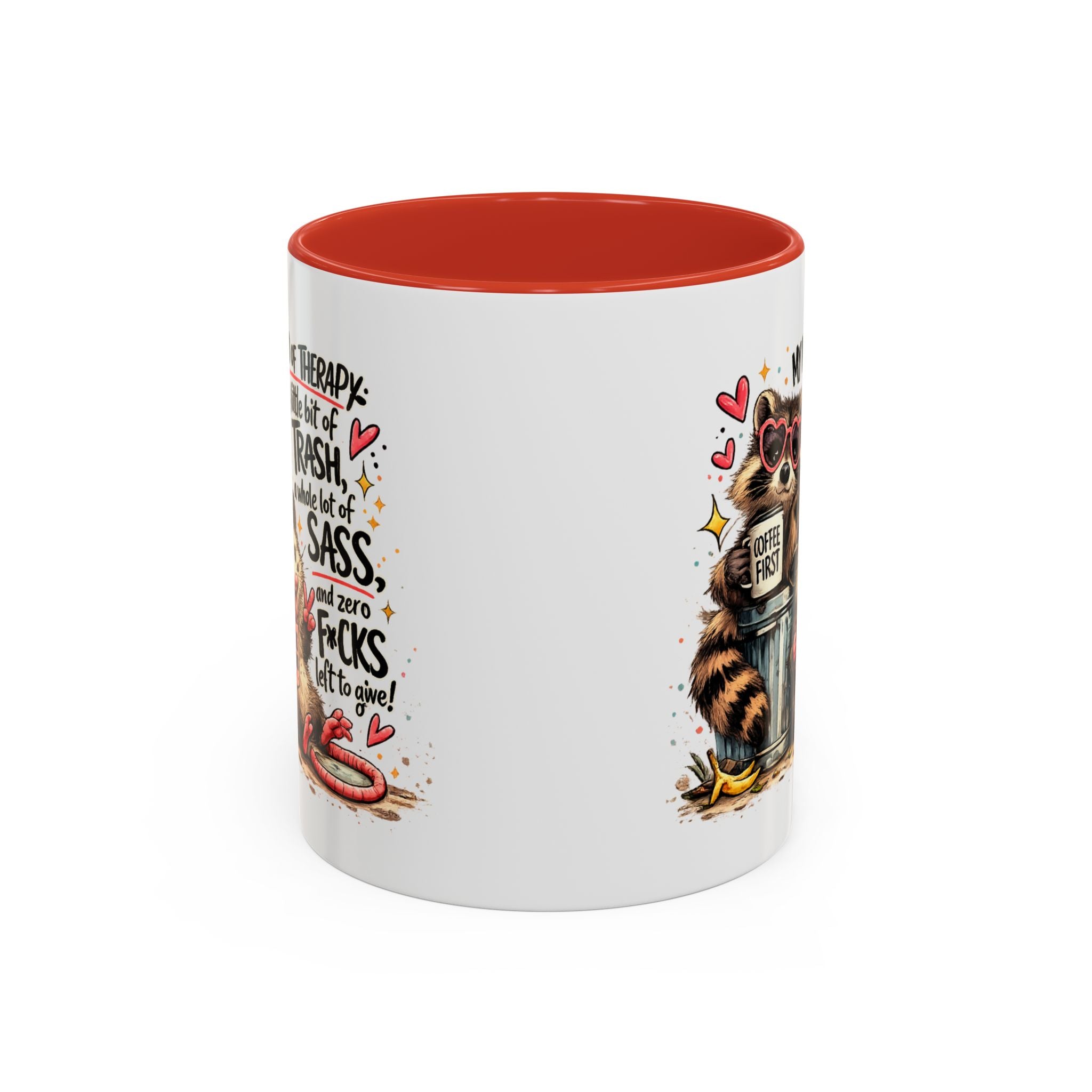 Funny Raccoon Coffee Mug – Cute Sassy Animal Mug, Sarcastic Gift for Raccoon Lovers