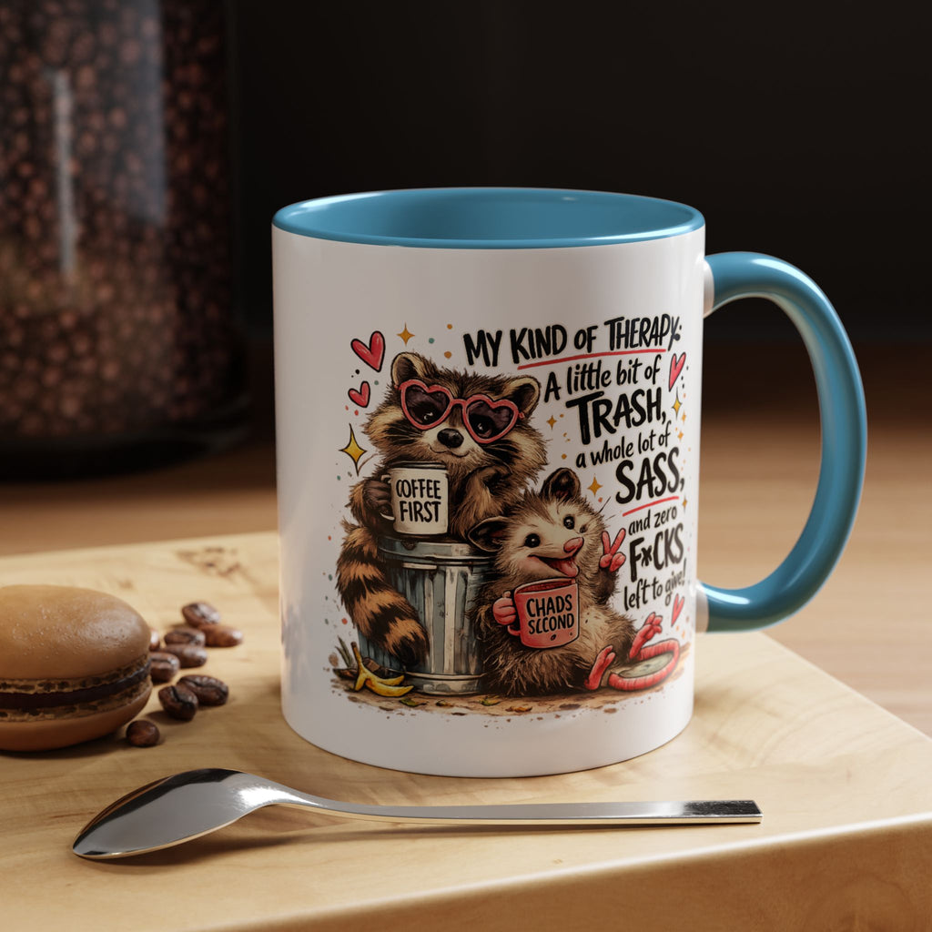 Funny Raccoon Coffee Mug – Cute Sassy Animal Mug, Sarcastic Gift for Raccoon Lovers
