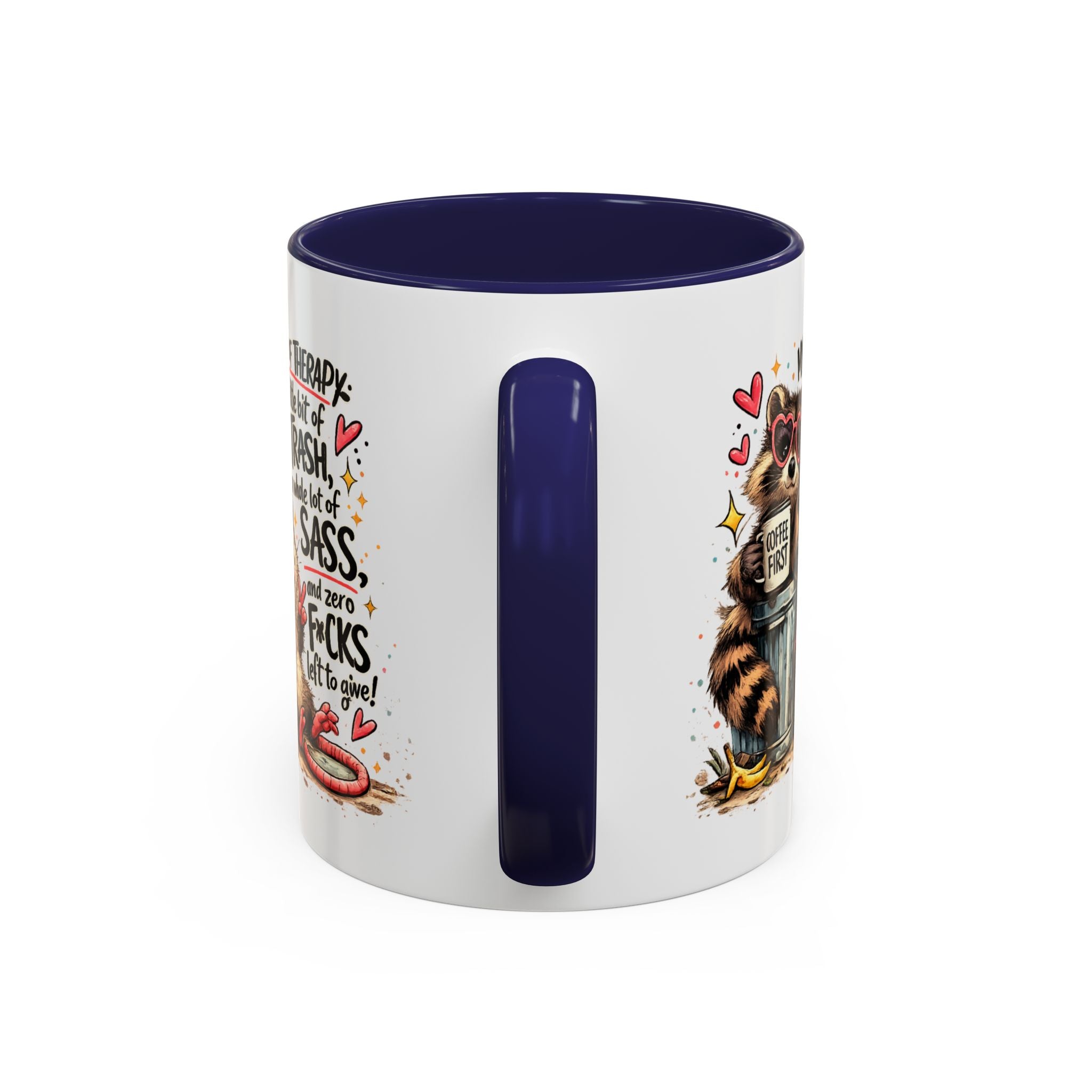 Funny Raccoon Coffee Mug – Cute Sassy Animal Mug, Sarcastic Gift for Raccoon Lovers