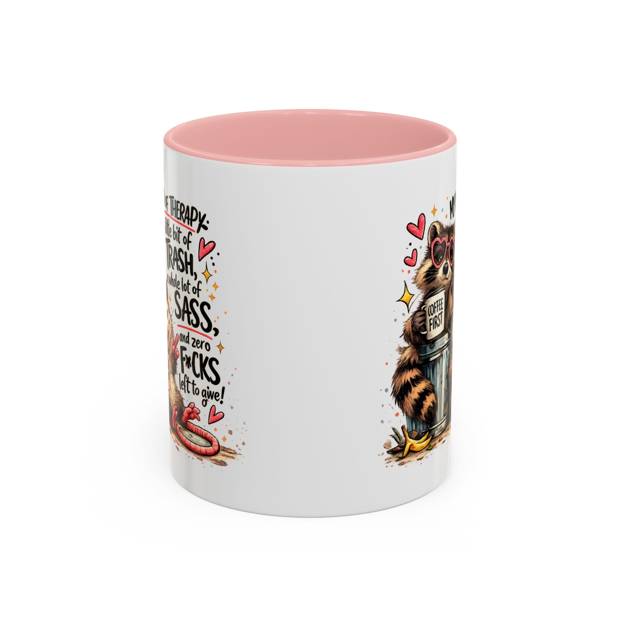 Funny Raccoon Coffee Mug – Cute Sassy Animal Mug, Sarcastic Gift for Raccoon Lovers