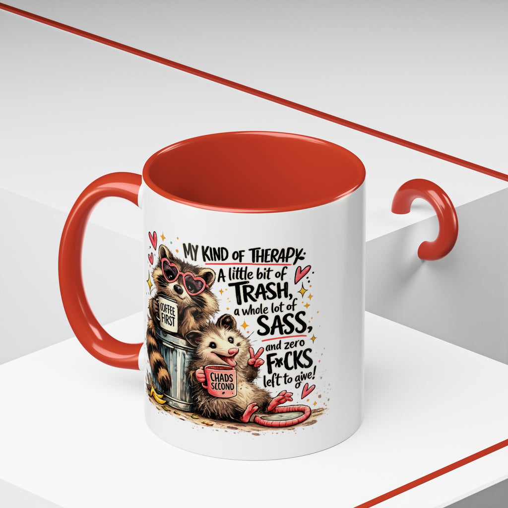 Funny Raccoon Coffee Mug – Cute Sassy Animal Mug, Sarcastic Gift for Raccoon Lovers
