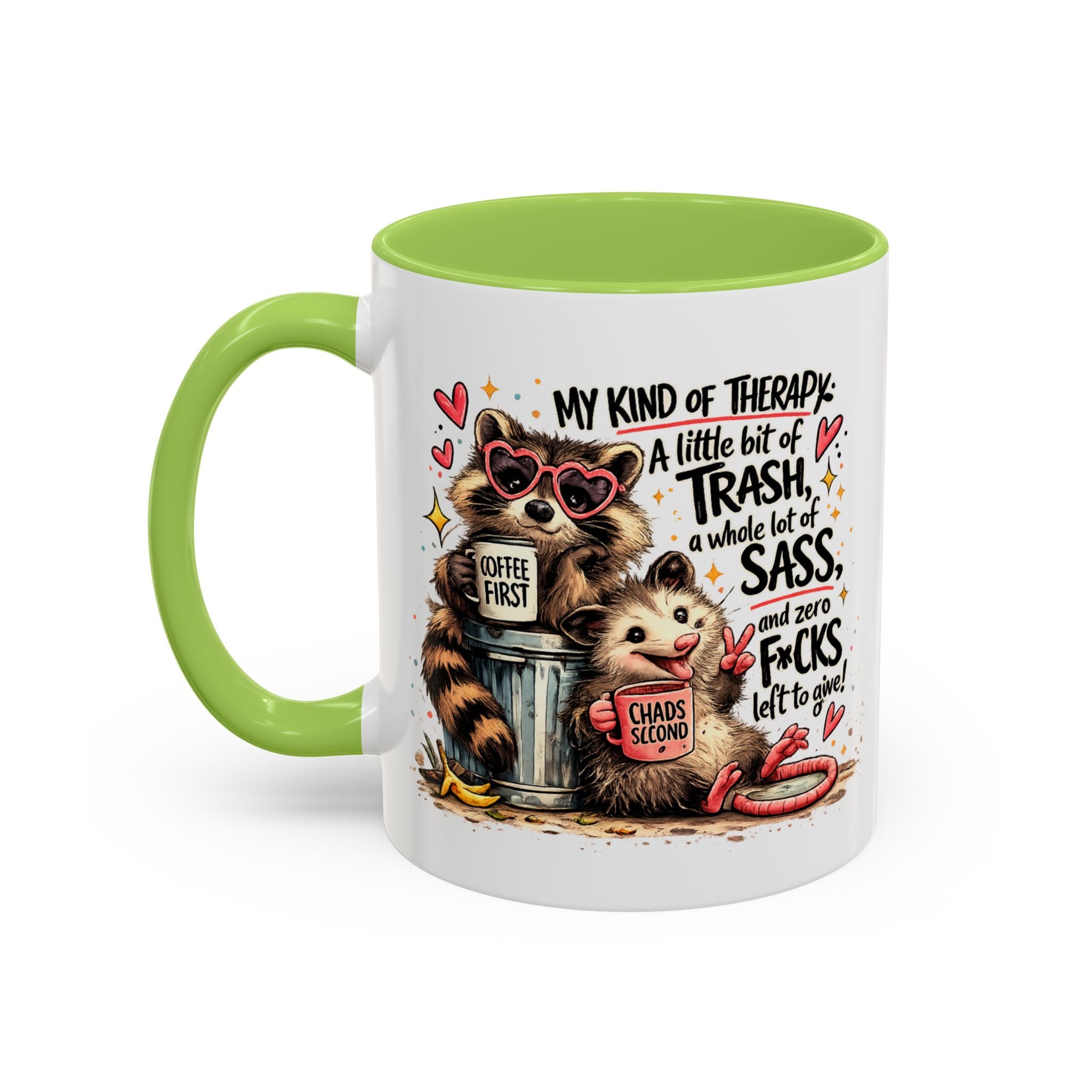 Funny Raccoon Coffee Mug – Cute Sassy Animal Mug, Sarcastic Gift for Raccoon Lovers