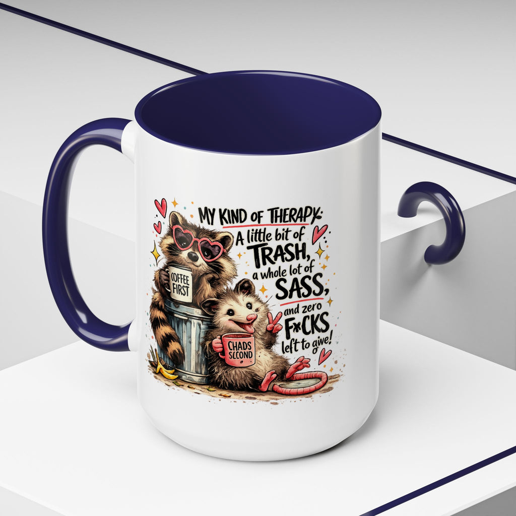 Funny Raccoon Coffee Mug – Cute Sassy Animal Mug, Sarcastic Gift for Raccoon Lovers