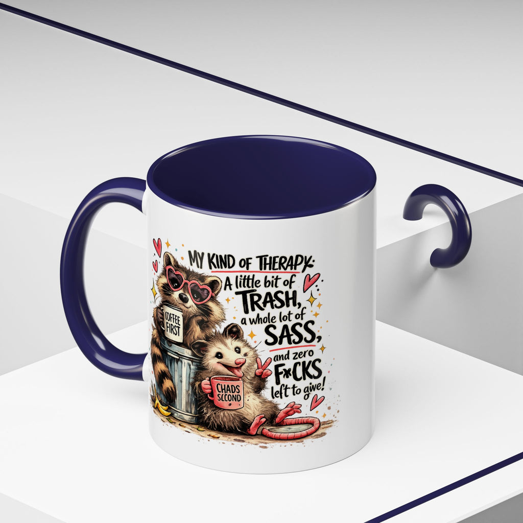 Funny Raccoon Coffee Mug – Cute Sassy Animal Mug, Sarcastic Gift for Raccoon Lovers