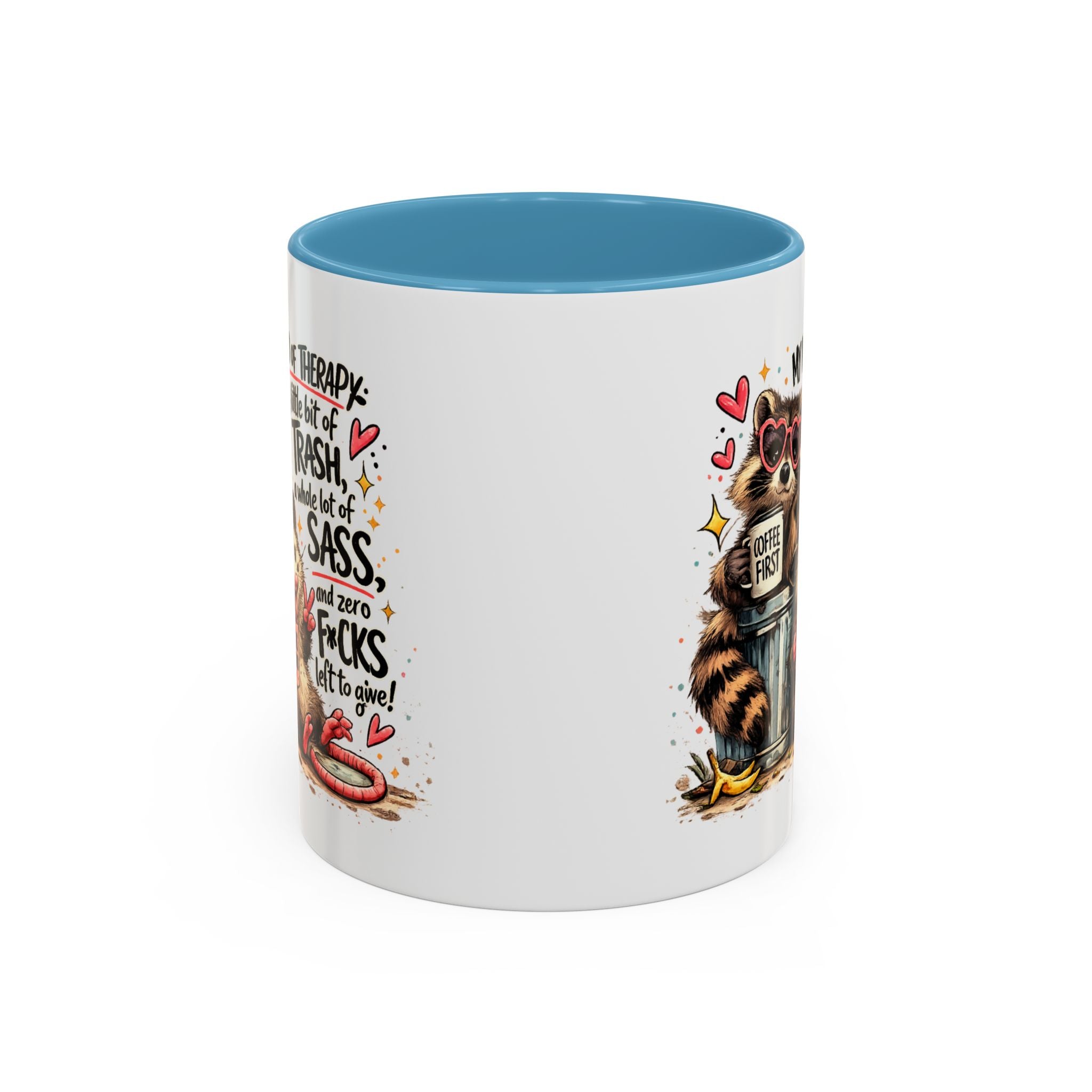 Funny Raccoon Coffee Mug – Cute Sassy Animal Mug, Sarcastic Gift for Raccoon Lovers