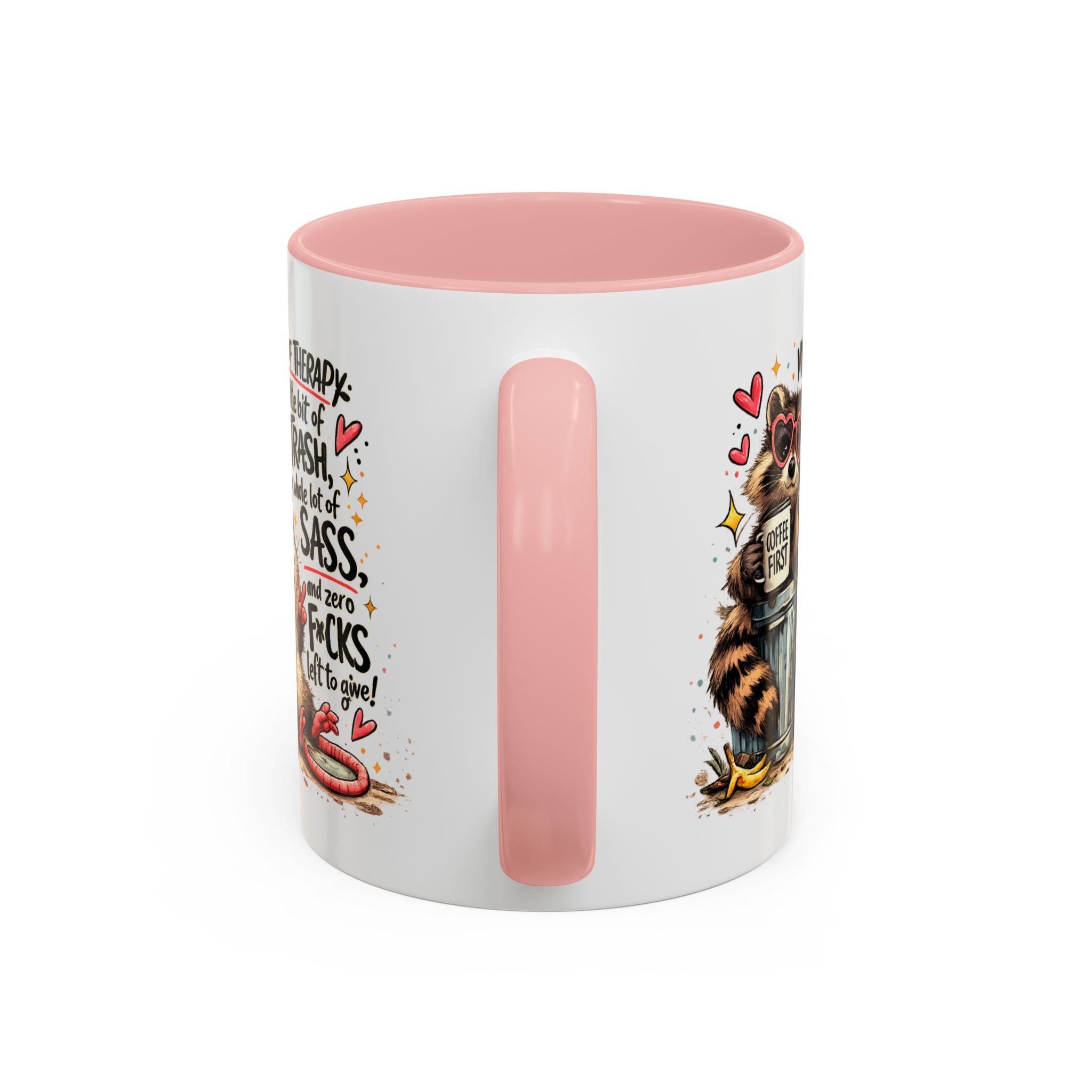 Funny Raccoon Coffee Mug – Cute Sassy Animal Mug, Sarcastic Gift for Raccoon Lovers