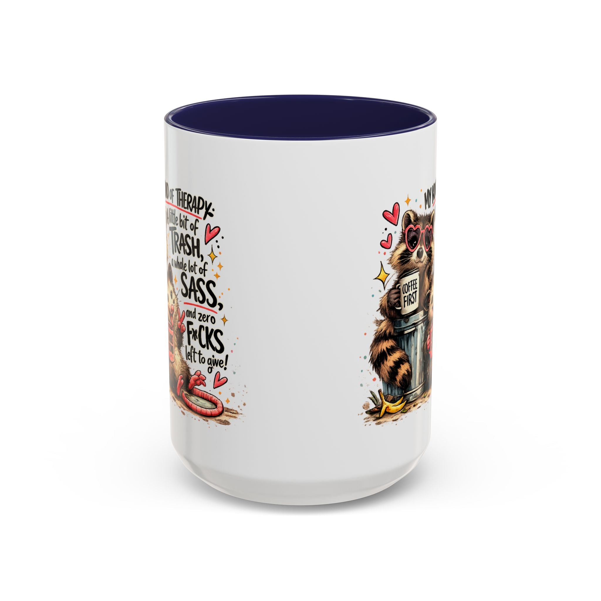 Funny Raccoon Coffee Mug – Cute Sassy Animal Mug, Sarcastic Gift for Raccoon Lovers
