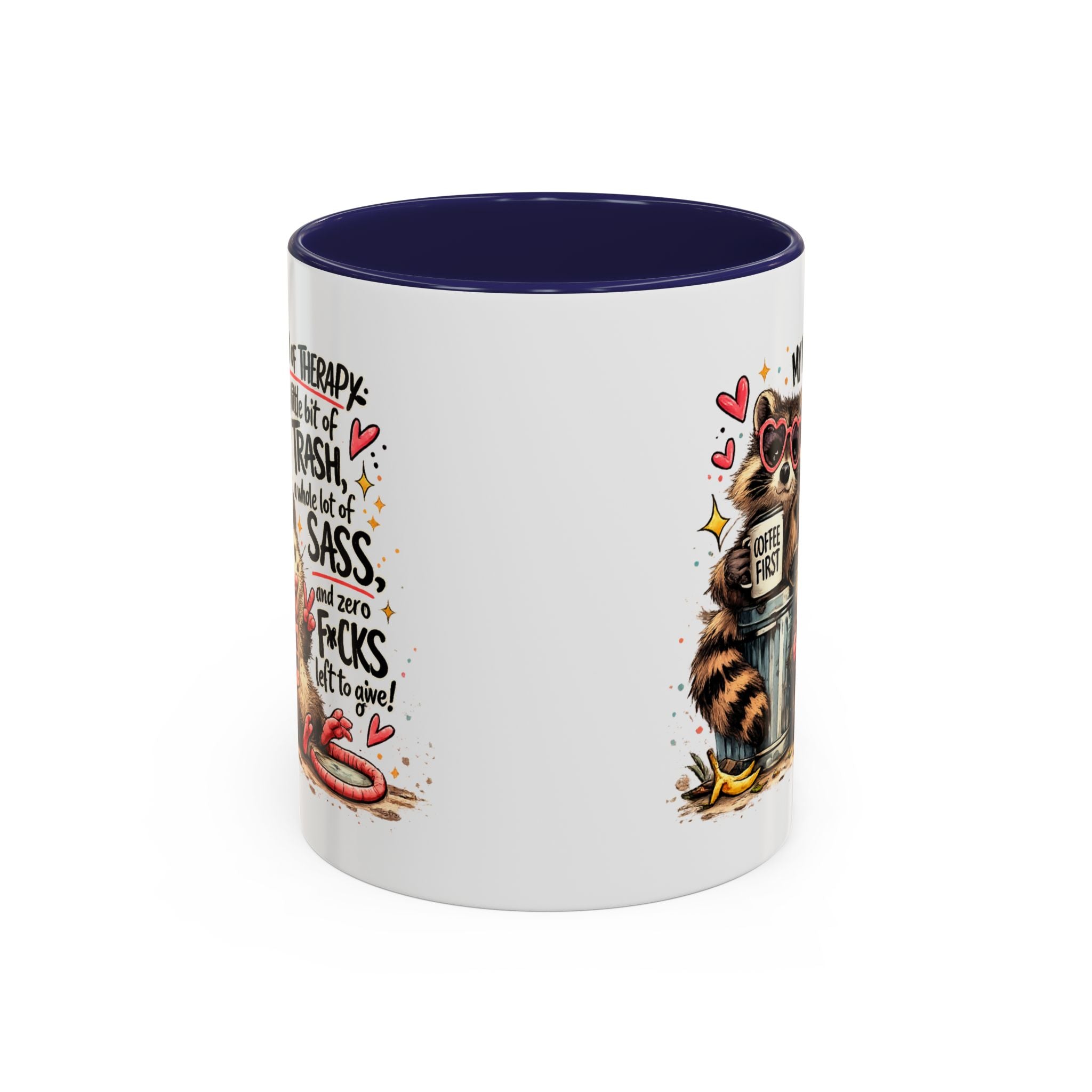 Funny Raccoon Coffee Mug – Cute Sassy Animal Mug, Sarcastic Gift for Raccoon Lovers