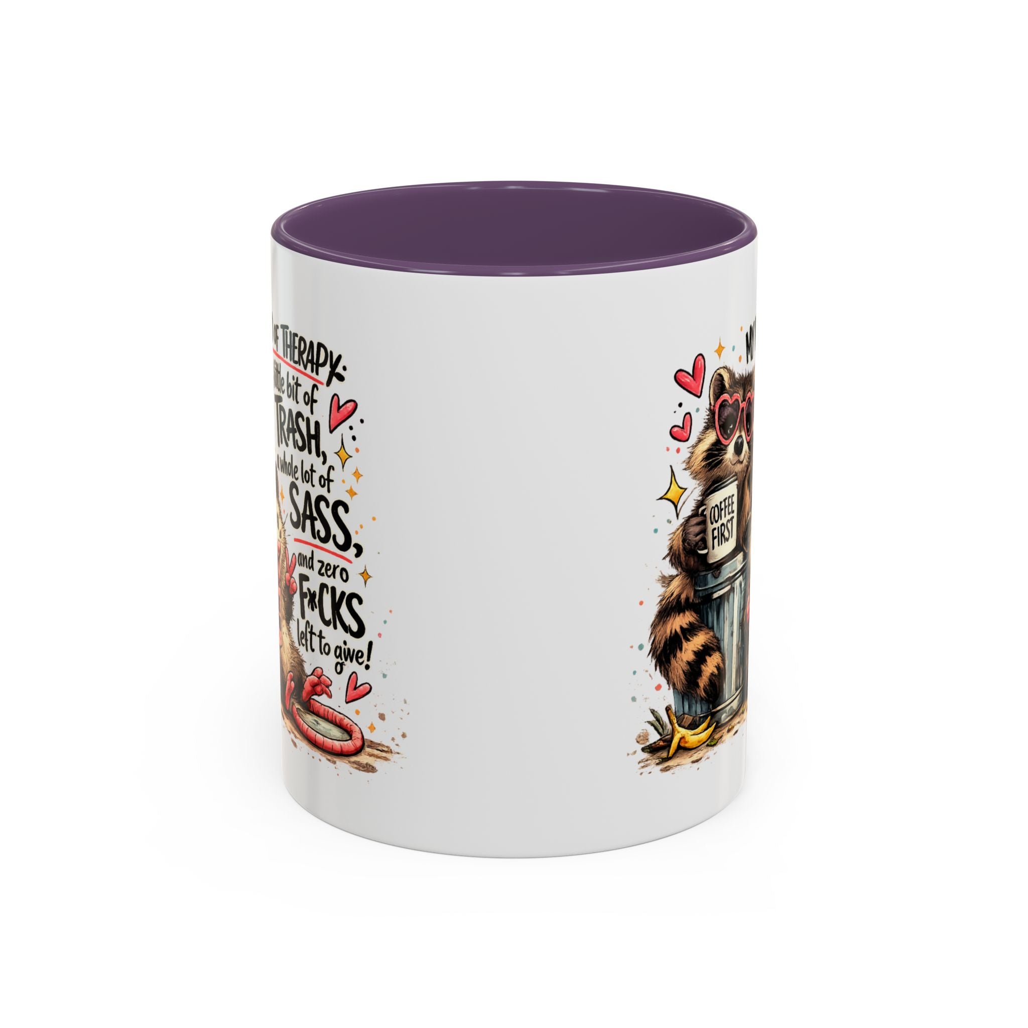 Funny Raccoon Coffee Mug – Cute Sassy Animal Mug, Sarcastic Gift for Raccoon Lovers
