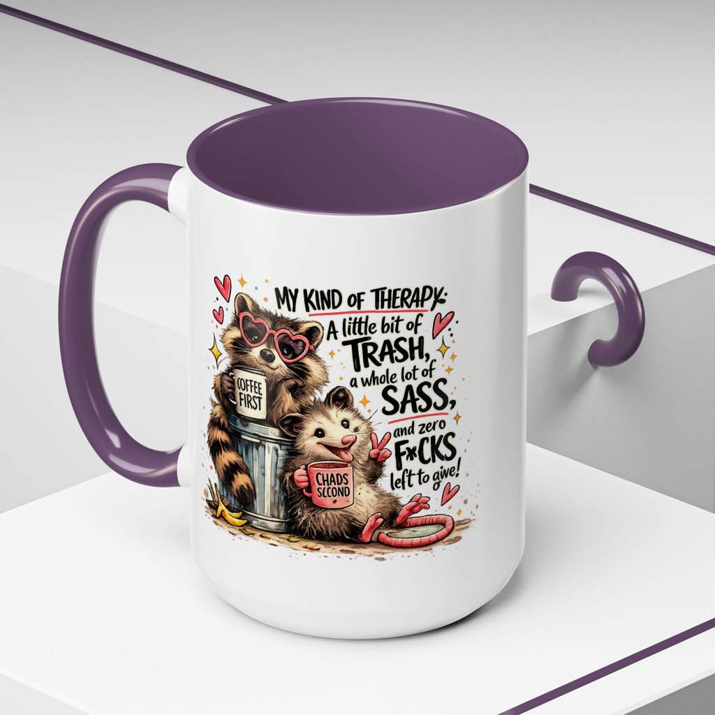 Funny Raccoon Coffee Mug – Cute Sassy Animal Mug, Sarcastic Gift for Raccoon Lovers