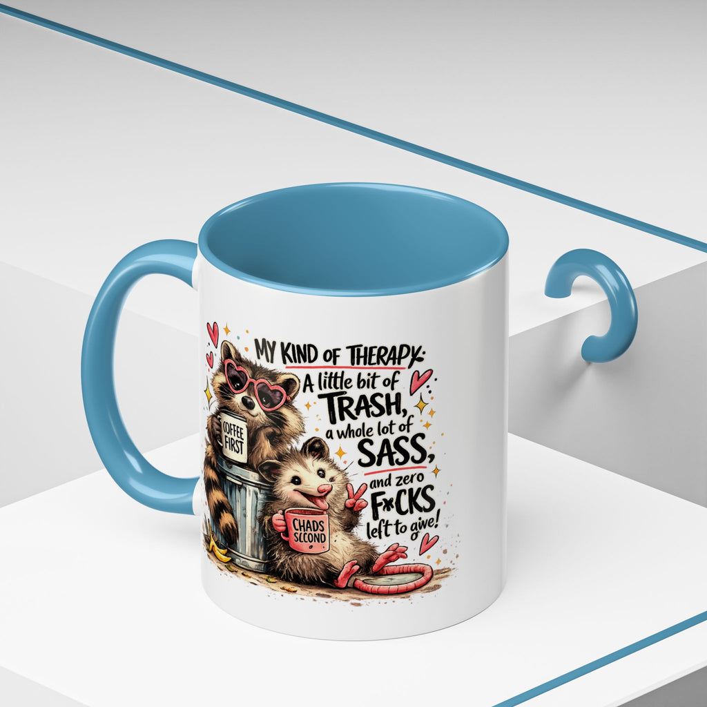 Funny Raccoon Coffee Mug – Cute Sassy Animal Mug, Sarcastic Gift for Raccoon Lovers