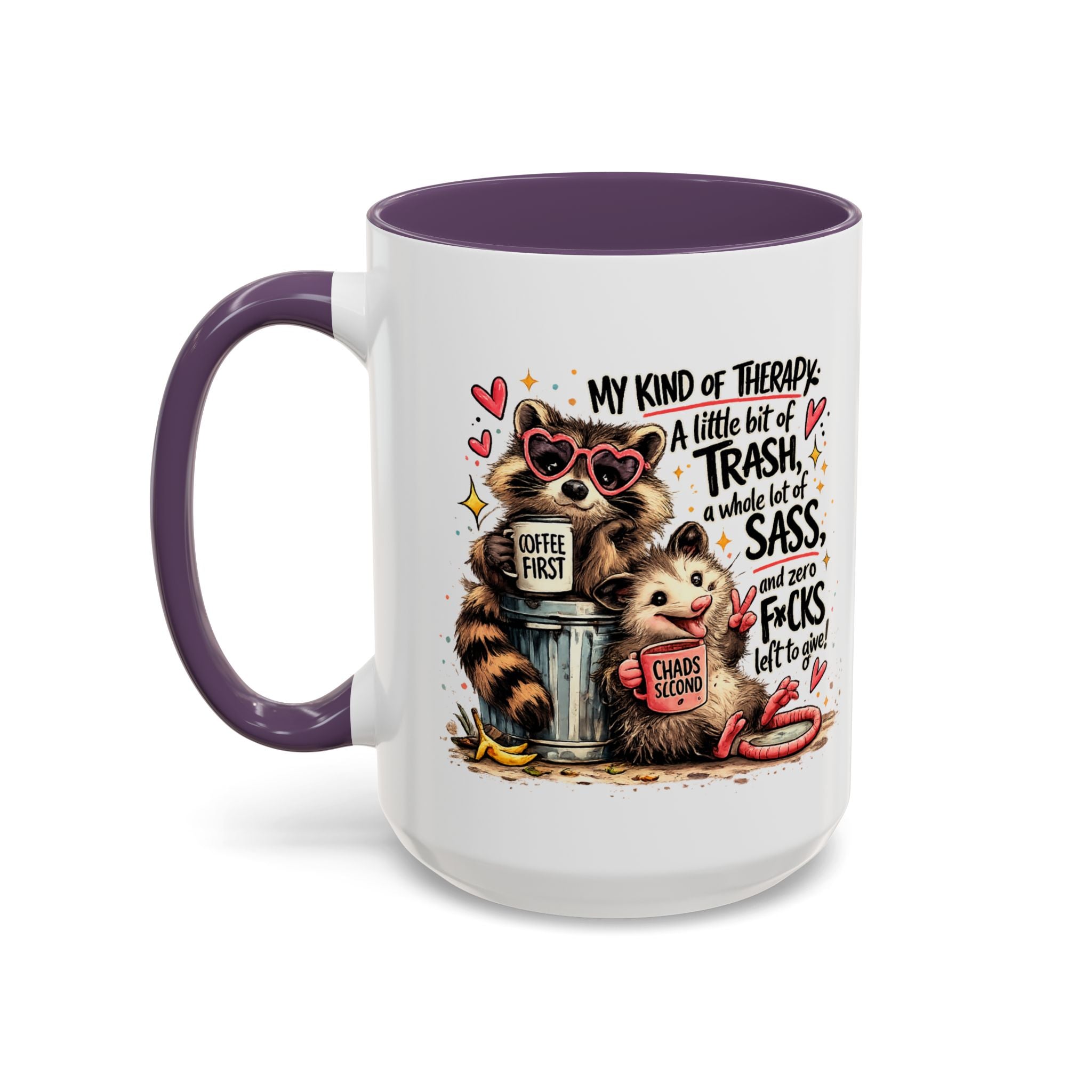 Funny Raccoon Coffee Mug – Cute Sassy Animal Mug, Sarcastic Gift for Raccoon Lovers