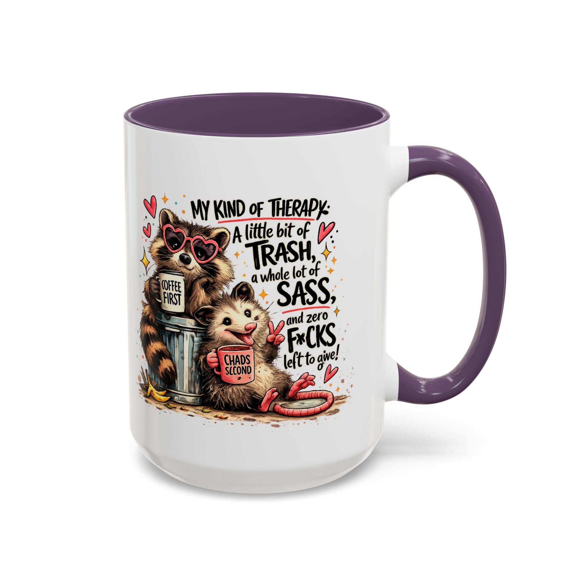 Funny Raccoon Coffee Mug – Cute Sassy Animal Mug, Sarcastic Gift for Raccoon Lovers