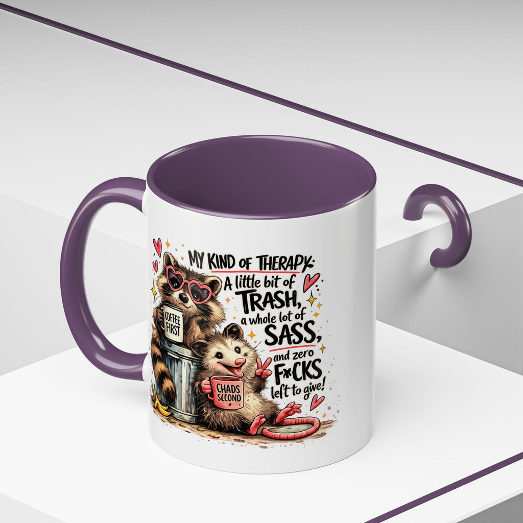 Funny Raccoon Coffee Mug – Cute Sassy Animal Mug, Sarcastic Gift for Raccoon Lovers