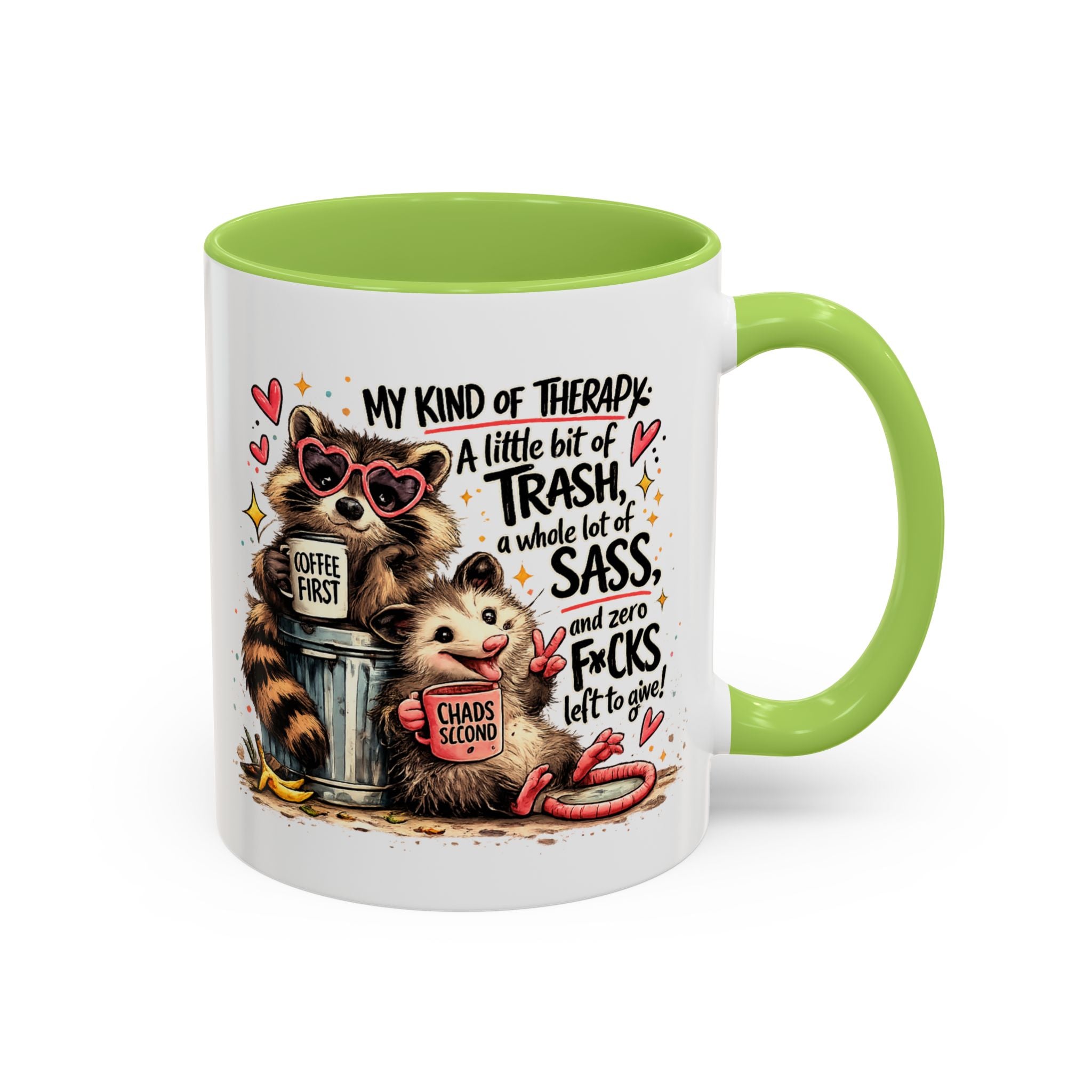 Funny Raccoon Coffee Mug – Cute Sassy Animal Mug, Sarcastic Gift for Raccoon Lovers