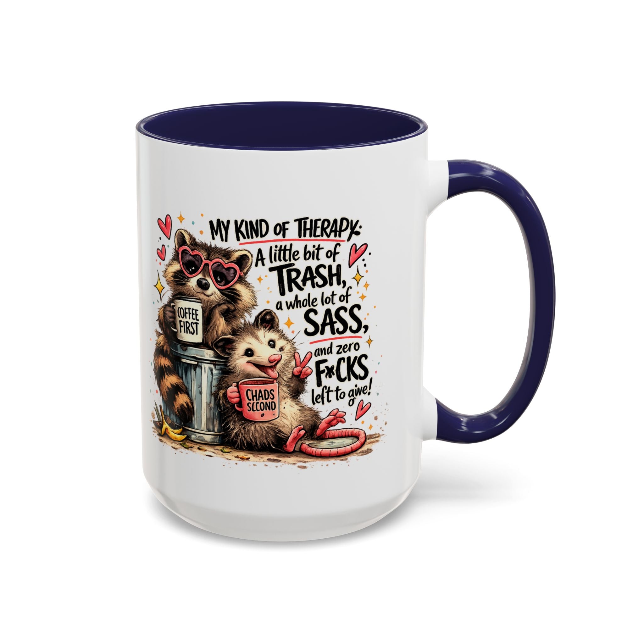 Funny Raccoon Coffee Mug – Cute Sassy Animal Mug, Sarcastic Gift for Raccoon Lovers