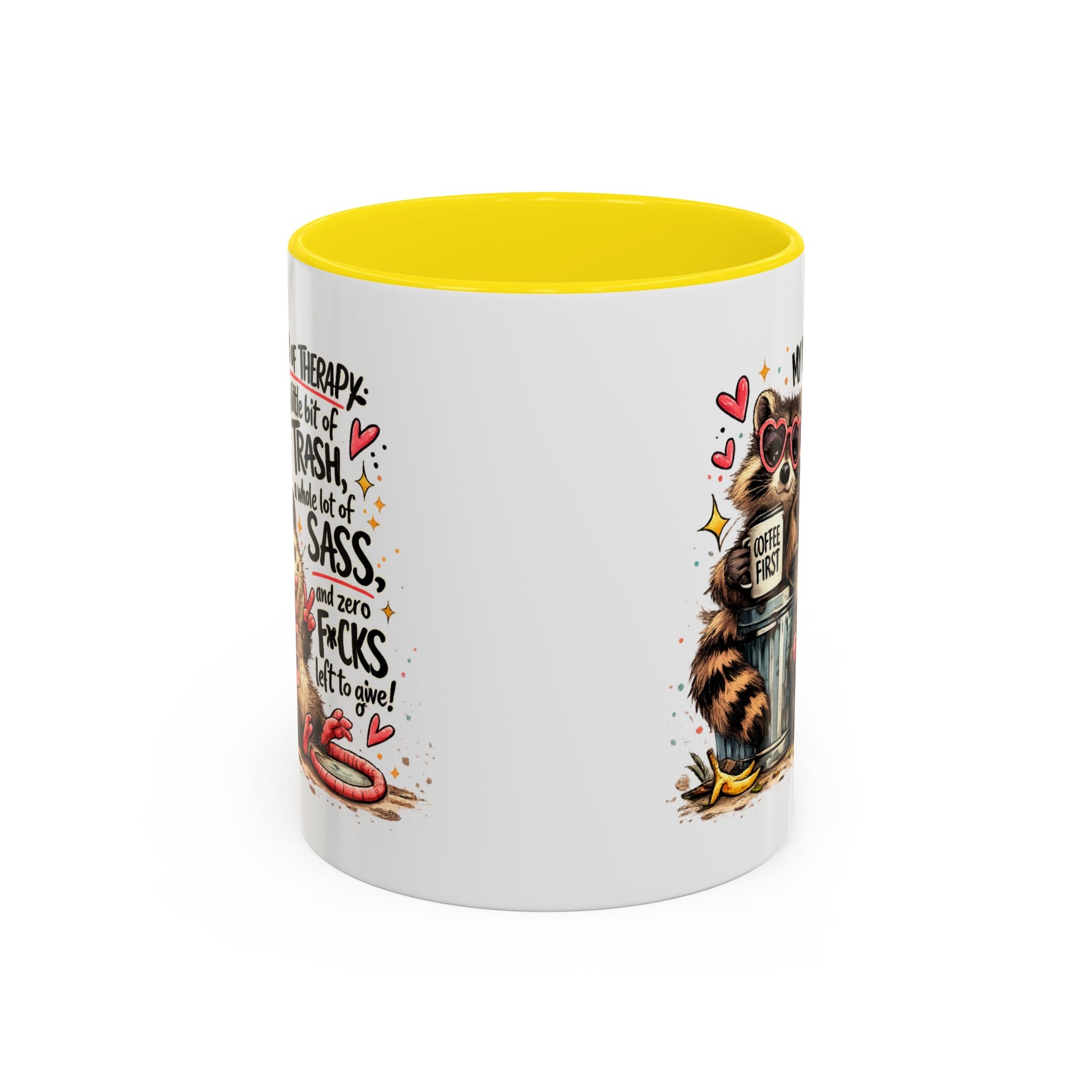 Funny Raccoon Coffee Mug – Cute Sassy Animal Mug, Sarcastic Gift for Raccoon Lovers